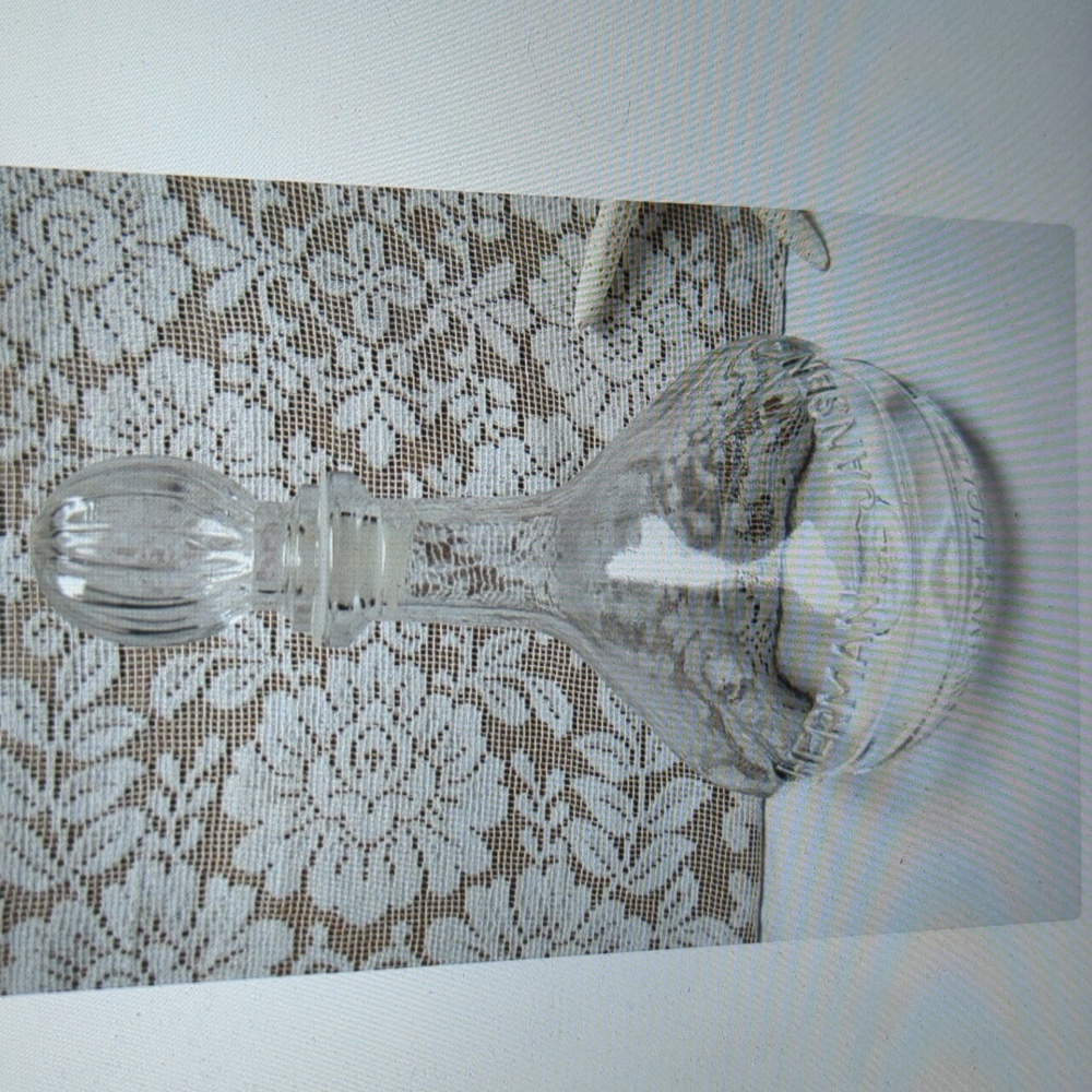 Vintage Herman Jansen Anno 1777 Glass Liquor Decanter